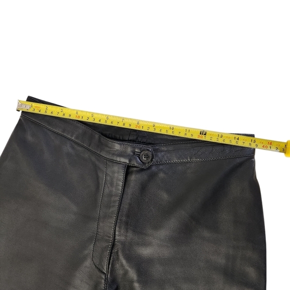 BOD & CHRISTENSEN Genuine Leather Soft Pant — Black / Ladies 12 - Picture 13 of 14